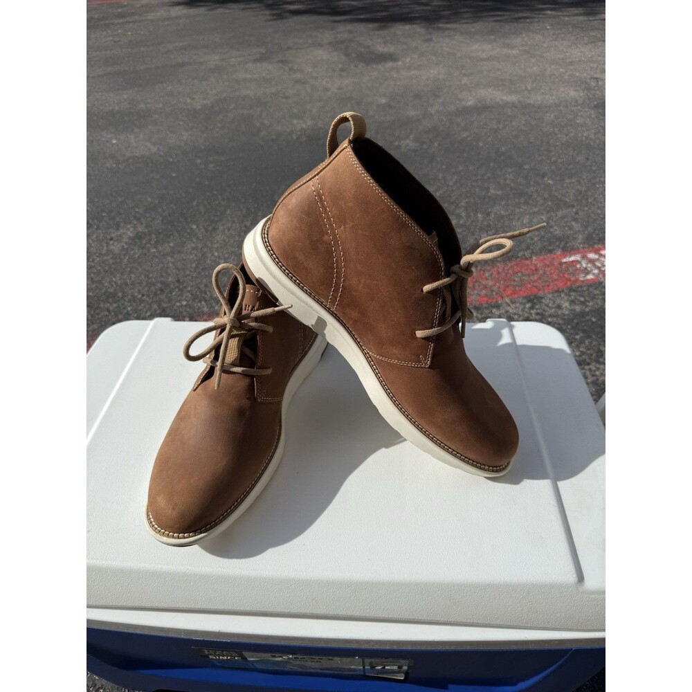 Cole Haan Shoes Men's 11M Grand Atlantic Chukka Boots WR Nubuck C34086 Brown